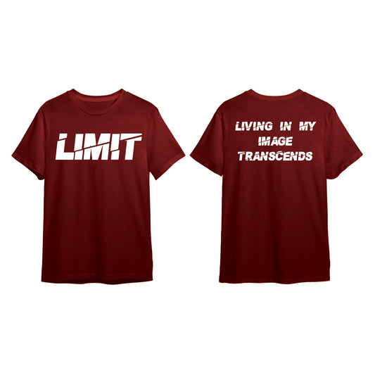 Solid "LIMIT" Cut T-Shirt