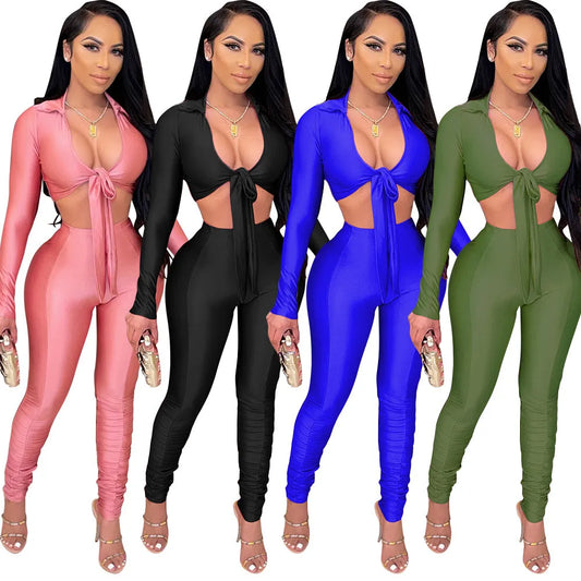 Slim Fit Skinny Two Piece Set